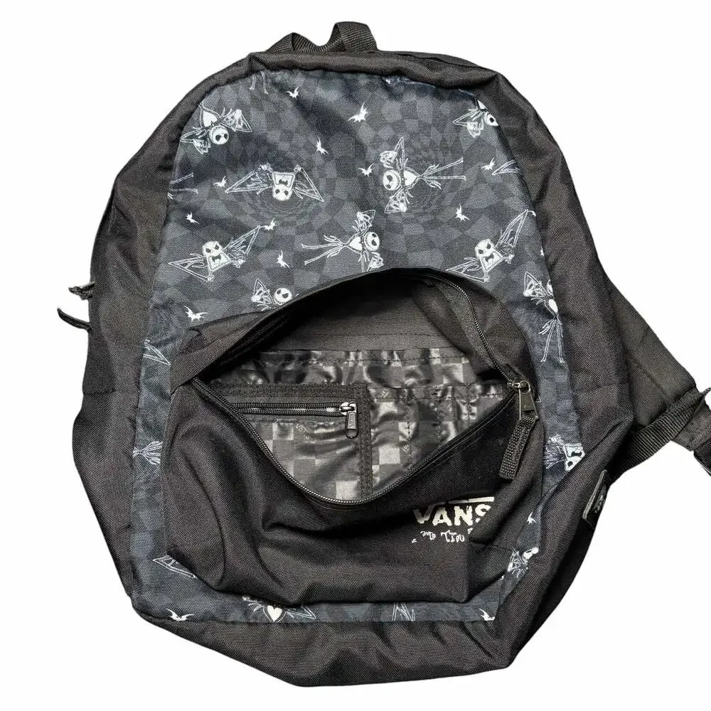 Vans X Disney The Nightmare Before Christmas Jack's Check Realm Backpack Black